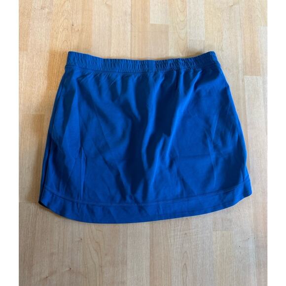 CJ Banks Womens 1X Blue Knit Skort Skirt Stretch Golf Tennis New - Picture 3 of 8